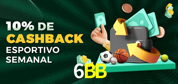 10% de bônus de cashback na 6BB